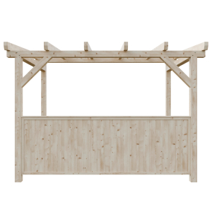 Zábradlí plná stěna 80cm – 100%