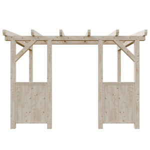 Zábradlí plná stěna 80cm – 30+30%