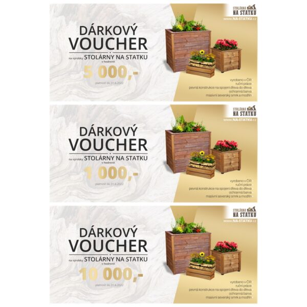 Dárková poukázka na míru 1