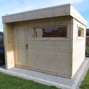 Dřevěný zahradní domek MODERN TERASA Výhled