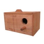 Dřevěná budka pro andulku a hrdličku