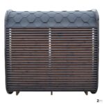 Dřevěná čtvercová sauna 2,2m 5