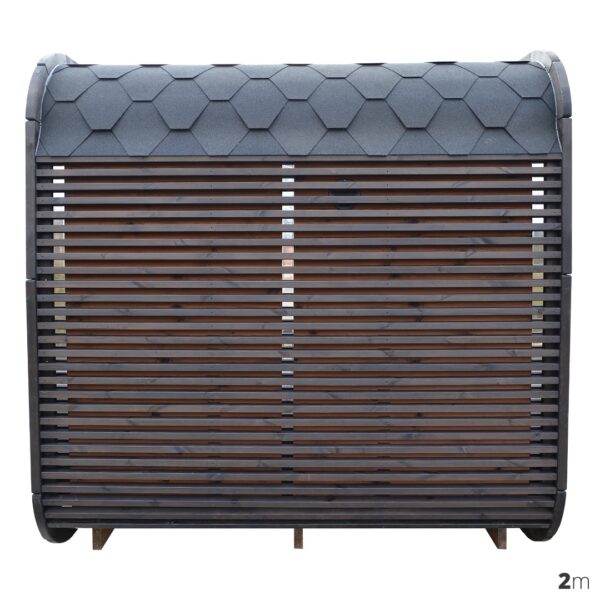 Dřevěná čtvercová sauna 2,2m 5