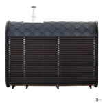 Dřevěná čtvercová sauna 3,0m 5