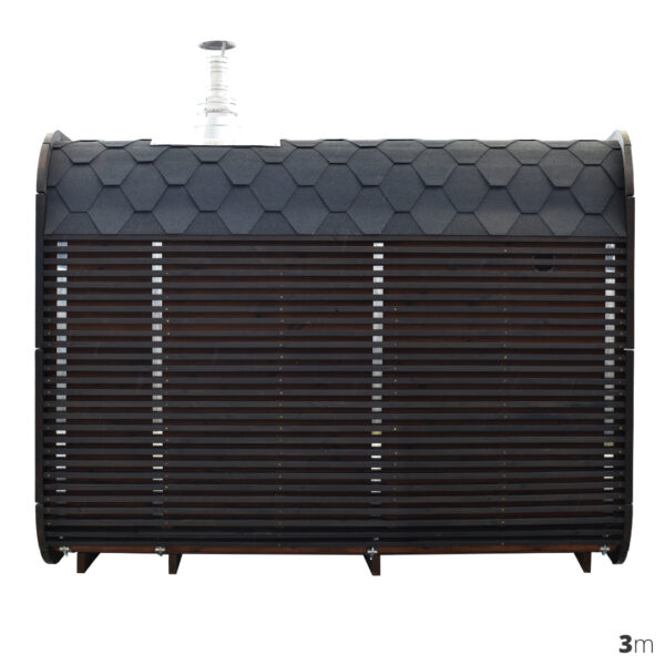 Dřevěná čtvercová sauna 3,0m 5