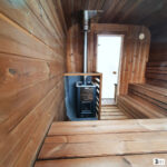 Dřevěná čtvercová sauna 3,0m 7