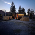 Dřevěná čtvercová sauna 3,0m 9