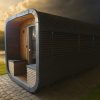 Dřevěná čtvercová sauna 4,5m