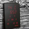 Dřevěná čtvercová sauna modern kube profi 9