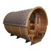 Dřevěná sudová sauna 3m