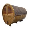 Dřevěná sudová sauna 3m 3
