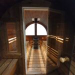 Dřevěná sudová sauna 3m 4