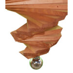 Dřevěná větrná spirála 1