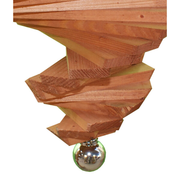 Dřevěná větrná spirála 1