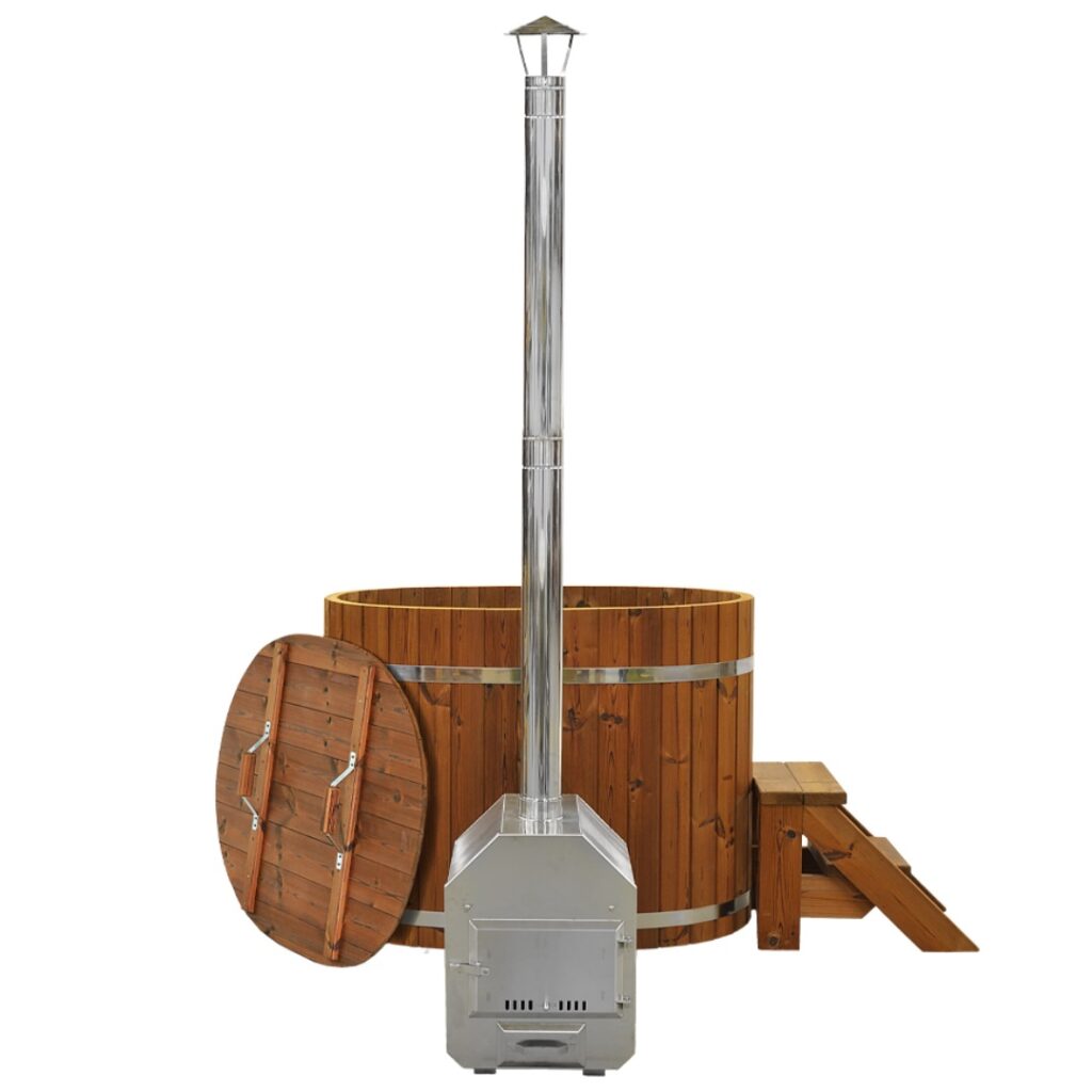 Dřevěná vířivka koupací sud ofuro