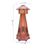 Dřevěná zahradní lucerna 1