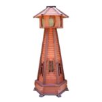 Dřevěná zahradní lucerna