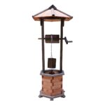 Dřevěná zahradní studna