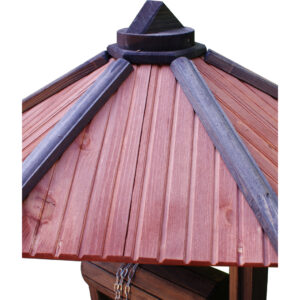 Dřevěná zahradní studna 2