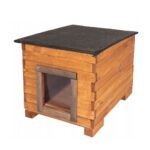 Dřevěná zateplená bouda pro kočky a malé psy