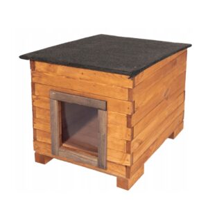 Dřevěná zateplená bouda pro kočky a malé psy