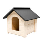 Dřevěná zateplená bouda pro psy 1