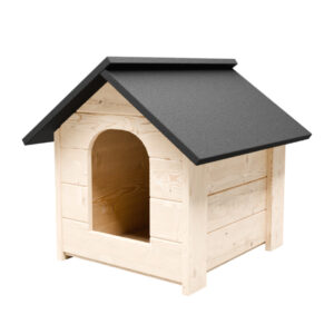 Dřevěná zateplená bouda pro psy 1