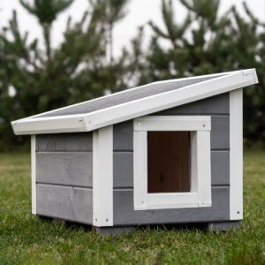 Dřevěná zateplená bouda pro psy profi vyztužená 10