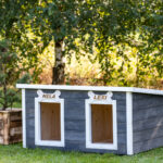 Dřevěná zateplená bouda pro psy profi vyztužená 3