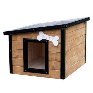 Dřevěná zateplená bouda pro psy profi vyztužená