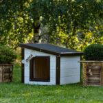 Dřevěná zateplená bouda pro psy profi vyztužená 5