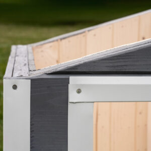 Dřevěná zateplená bouda pro psy profi vyztužená 9