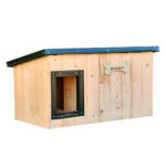 Dřevěná zateplená bouda pro psy profi vyztužená s předsíní 5