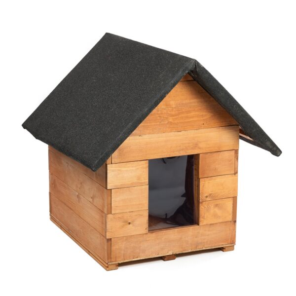 Dřevěná zateplená bouda pro středně velké psy