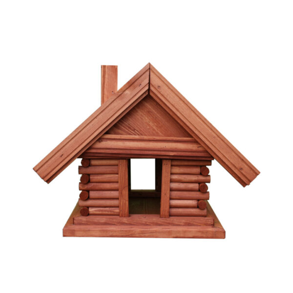 Dřevěné krmítko pro ptáky chaloupka 1