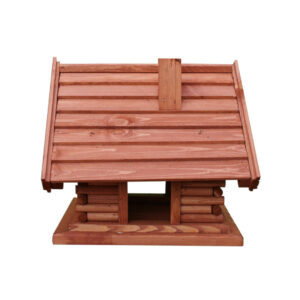 Dřevěné krmítko pro ptáky chaloupka 2