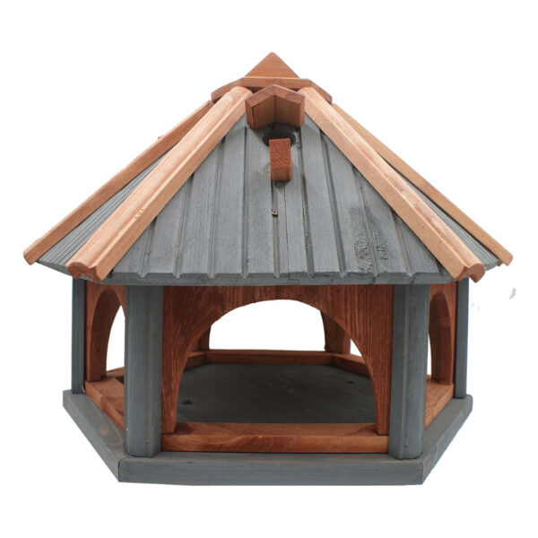 Dřevěné krmítko pro ptáky gazebo 1