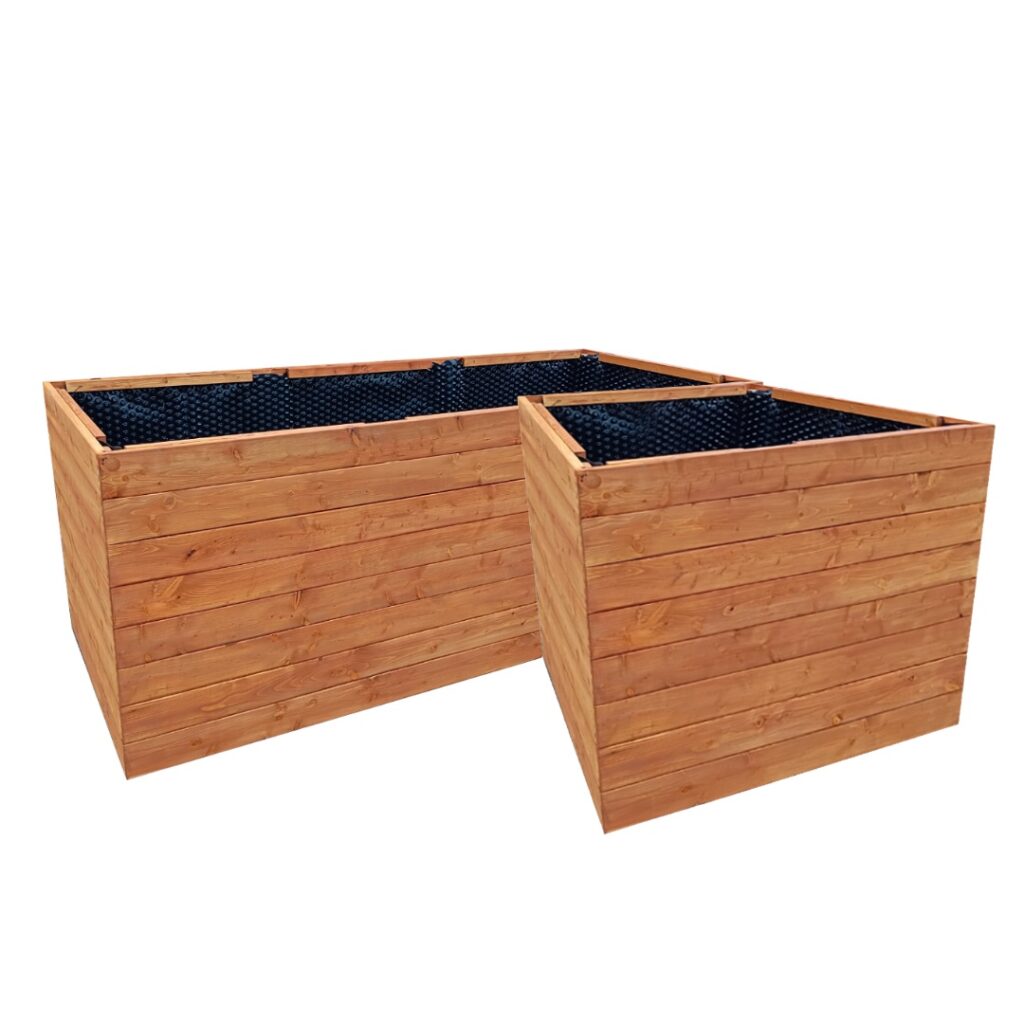 Dřevěné květináče na mÍru classic