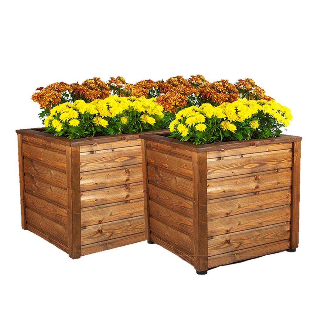 Dřevěné květináče na mÍru gigant