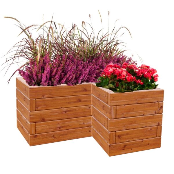 Dřevěné květináče na mÍru prisma