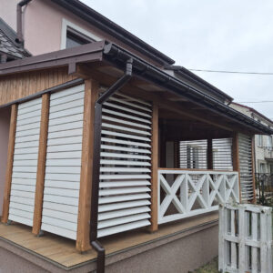 Dřevěné otočné žaluzie 3