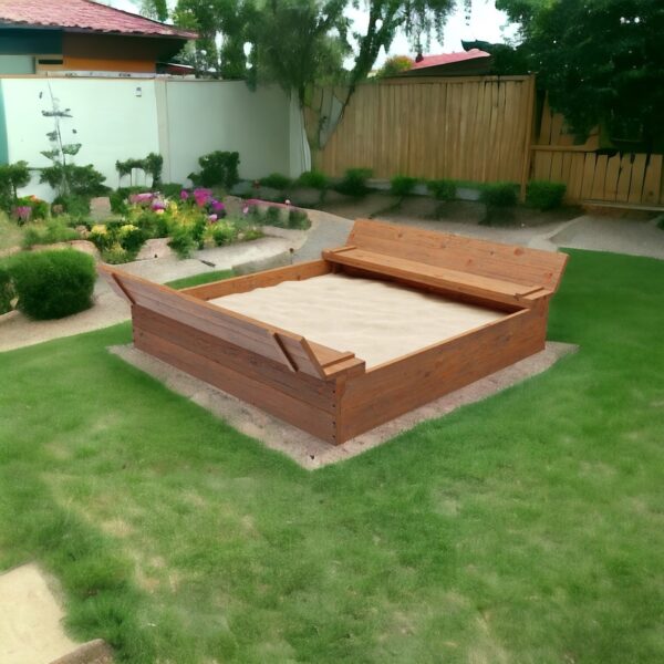 Dřevěné pískoviště se stříškou 4