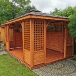 Dřevěný altán čtyřstranný b3 11