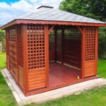 Dřevěný altán čtyřstranný b3