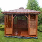 Dřevěný altán čtyřstranný b3 4