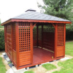 Dřevěný altán čtyřstranný b3 5