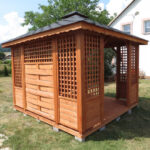 Dřevěný altán čtyřstranný b3 6