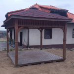 Dřevěný altán čtyřstranný d8 2