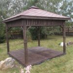 Dřevěný altán čtyřstranný d8 4