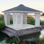 Dřevěný altán čtyřstranný e10 2